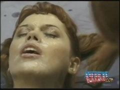 Arsch, Viele männer bespritzen eine frau, Vollbusig, Spermaladung, Rotschopf, Retro, Jungendliche (18+), Titten