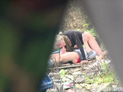 Blonde, Sucer une bite, Branlette thaïlandaise, Jeans, De plein air, Rasée, Adolescente, Voyeur