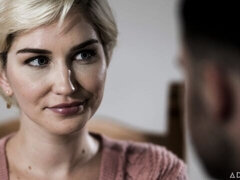 Culo grande, Verga grande, Tetas grandes, Rubia, Mamada, Polla, Cabello corto, Flaco