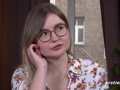 Doigter, Allemand, Masturbation, Seins naturels, Chatte, Rasée, Étudiant, Jouets
