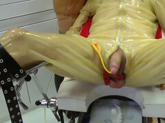 素人, 緊縛, ブロンド, ボンデージ, 茶髪の, ゴム, お仕置き