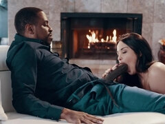 Gros seins, Noire, Tir de sperme, Branlette thaïlandaise, Hard, Interracial, Monstre, Nénés