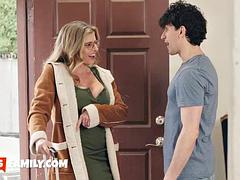Horny MILF Cory Chase seduces virgin step-nephew and fucks his monster cock