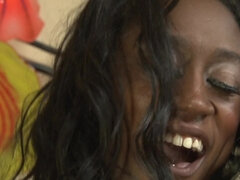 Ebony maid has to follow all the instruction of white man