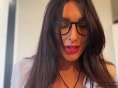 Amateur, Verga grande, Tetas grandes, Morena, Corridas, Corridas faciales, Ruso, Secretaria