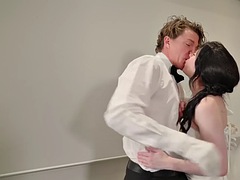 Novia, Morena, Lencería, Perforación, Afeitado, Tatuaje, Adolescente, Boda