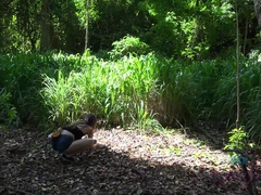 Amateur, Doigter, Exhib, Petite amie, Orgasme, De plein air, Public, Fumer