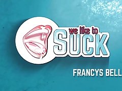 Cum play action for naughty Francys Belle in hardcore scene