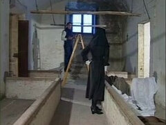 Aufs gesicht abspritzen, Italienisch, Nonne, Vintage