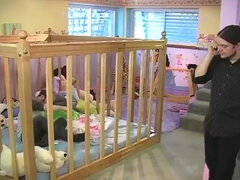 Linda, Papá, Pañal, Polla, Fetiche, Natural, Orgasmo, Tetas