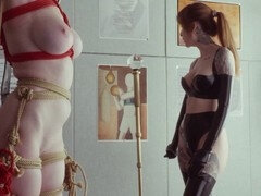 Rebel Rhyder gets dominated and humiliated in bondage by Charlotte Sartre and Docc