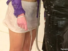 Schwarz, Fetisch, Würgen, Herrin, Muschi, Jungendliche (18+), Titten, Nass