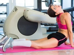 Sucer une bite, En levrette, Souple, Gym, Seins naturels, Maigrichonne, Adolescente, Nénés