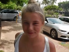 Plage, Blonde, Hd, De plein air