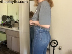 Amateur, Cul, Nana, Bikini, Blonde, Collège université, Jeans, Rousse roux