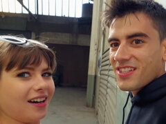 Luna Rival sucks thick dick and gets her hairy pussy plowed