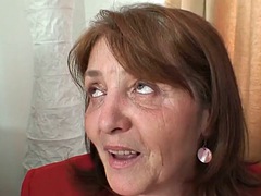 Oma, Hardcore, Milf, Büro, Flotter dreier