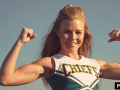 PORNFIDELITY bitchy Head Cheerleader Nicole Clitman creampie