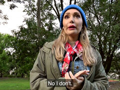 Blondine, Blasen, Hundestellung, Lecken, Pov, Muschi, Rock, Tätowierung