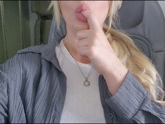 Sperma im mund, Deutsch, Selbstgemacht, Masturbation, Orgasmus, Im freien, Realität, Ehefrau
