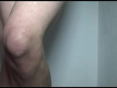 素人, 緊縛, ブロンド, ボンデージ, 女, ガリガリ, 拘束, トイレ