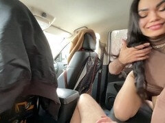 アナル, デカ尻, フェラチオ, 兄弟, 車, 浮気者, 旦那, ラティーナ