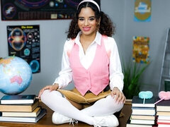 18, デカ尻, デカチン, デカパイ, フェラチオ, 茶髪の, バック, ティーン