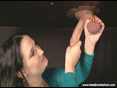 Blasen, Weibliche domination, Schwanzloch, Handjob, Schwanger