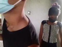 美人, フェラチオ, 大学生, 彼女, インド人, アウトドア, 公共, オマンコ