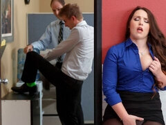 Grosser arsch, Grosse titten, Blasen, Hundestellung, Kleid, Lecken, Milf, Strümpfe