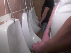 Anal, Grosse bite, Tir de sperme, Homosexuelle, Allemand, Groupe, Plan cul à trois, Toilettes