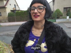 デカパイ, チン, フランス人, 眼鏡, Hd, お金, ハメ撮り, 公共