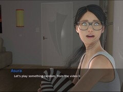 Asiatique, Tir de sperme, Jeux, Indienne, Petite femme, Chatte, Belle mère, Nénés