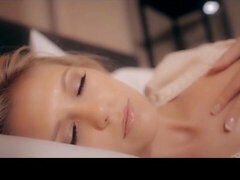 素人, デカ尻, ブロンド, 指いじり, オナニー, 淫乱熟女, 一人, ストリッピング