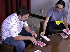 Two Couples play highest card wins, loser strips