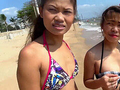 Aziatisch, Grote lul, Sperma shot, Lul, Klein, Tiener, Thais, Tieten likken