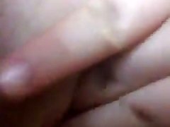 Dirty slut fingering herself