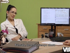 Morena, Acercamiento, Checa, Europeo, Gafas, Hd, Hijo, Adolescente