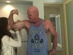 Жопа, Спальня, Минет, Папочка, Мускулы, Развязные, Тугие, Сиськи