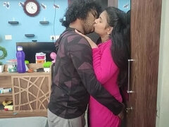 カップル, 人妻の, 旦那, インド人, キス, 乳首, フェラする, 妻