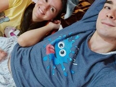 18 años, Novio, Hermano, Morena, Novia, Coño, Medias largas, Adolescente