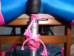 Amerikanisch, Sadomasochismus, Schwarz, Fesselspiele, Nylon, Orgasmus, Sklave, Vibrator