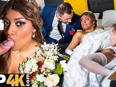18 летние, Большая жопа, Платье, Секс без цензуры, Хд, Межрасовый секс, Чулки, Свадьба