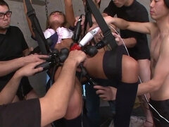 Asiatique, Bondage domination sadisme masochisme, Brunette brune, Gode, Japonaise, Chatte, Gicler, Nénés