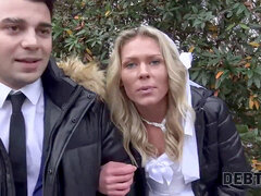 Braut, Gehörnter ehemann, Hd, Selbstgemacht, Milf, Geld, Realität, Hochzeit