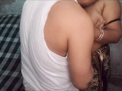 Steamy Indian step-sibling sex with cum-sharing action