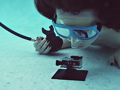 Watch Emi Serene cum underwater