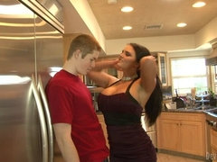 Grosse titten, Blasen, Braunhaarige, Geile alte tussi, Hardcore, Strumpfhose