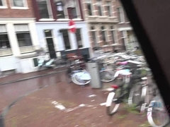 You made it to Amsterdam and got a nice blowjob for it too