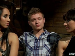 Sadomasochismus, Gesichtssitzen, Weibliche domination, Erniedrigung, Orgasmus, Prostata, Rau, Sklave